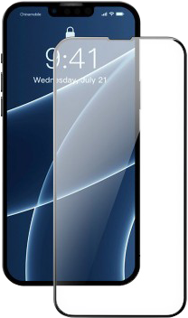 Защитное стекло с чёрной рамкой iPhone 13 mini 3D 5.4"