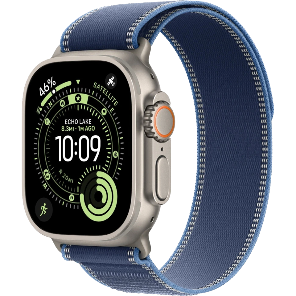 Apple Watch Ultra 3 Natural Trail Loop Blue/Bright Blue